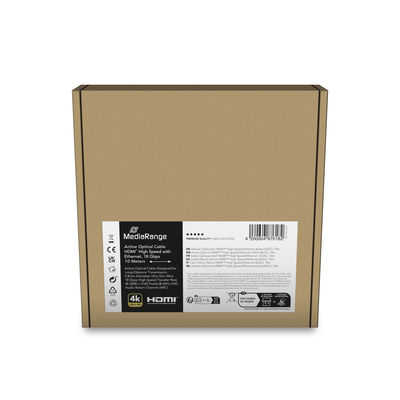 MediaRange MRCS221 HDMI-kaapeli 10 m HDMI-tyyppi A (vakio) Musta