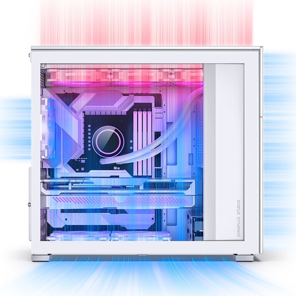 Jonsbo D41 MESH Midi Tower Hvid