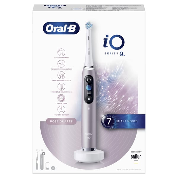 Miniatyrbillede 13 af 13: Oral-B iO Series 9n Voksen Vibrerende tandbørste Hvid