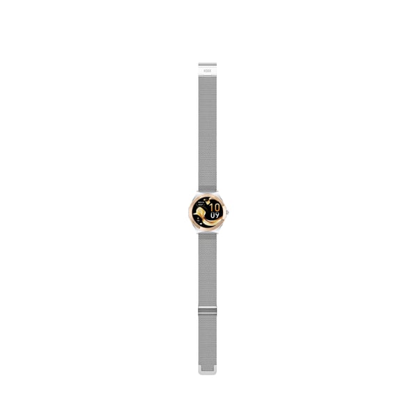 Ksix BXSW29P Smartwatch og sportsur 3,02 cm (1.19") AMOLED Digital Berøringsskærm Sølv Wi-Fi