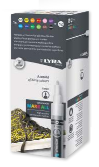 Lyra L6811120 markeringspennor Fin spets 12 styck