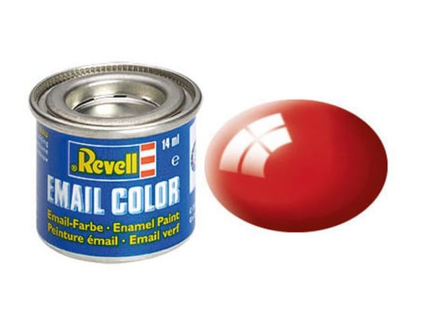 Revell Fiery red, gloss RAL 3000 14 ml-tin delar och tillbehör till skalmodell Målning
