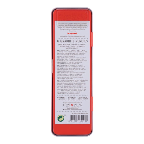 Bruynzeel 60311006 grafitblyant Flere 6 stk