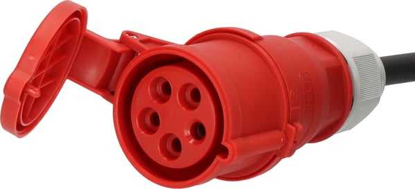 Brennenstuhl 1169370100 förlängningssladdar 10 m Utomhus Svart, Röd