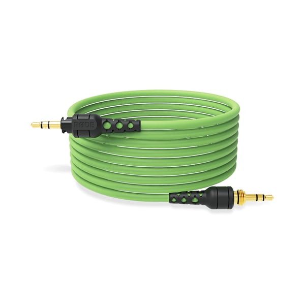 Rode NTH-kabel, tilslutningskabel til Rode NTH-100 – 2,4m, grøn