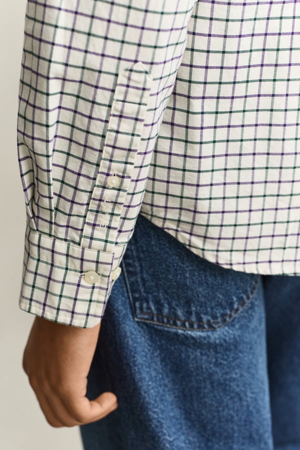 Gant 3263004-130 Skjorta Button down-krage Långärmad Bomull