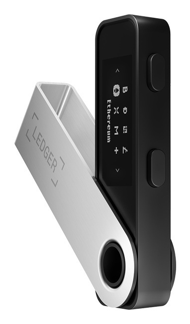 Miniatyrbild 1 av 10: Ledger Nano S Plus Hårdvaruplånbok, USB-minne Svart, Silver