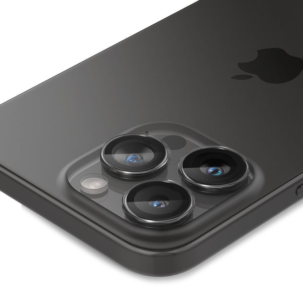 Spigen GLAS.tR EZ Fit Optik Pro Kameralinsskydd Apple 2 styck