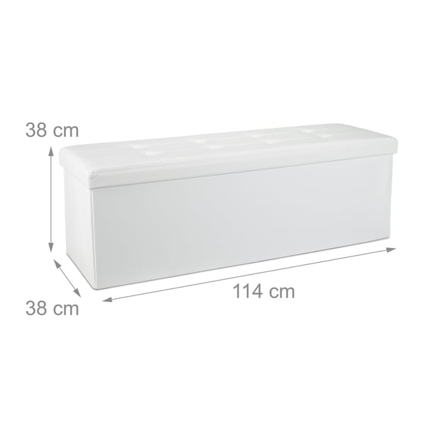 Miniatyrbillede 5 af 9: Relaxdays 4052025046569 ottoman Puf/ottoman Rektandel