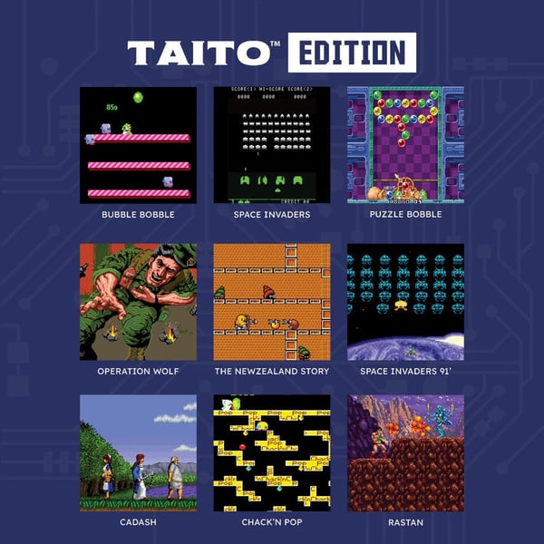 Just for Games Super Pocket TAITO Edition Evercade kannettava pelikonsoli 7,11 cm (2.8") Punainen