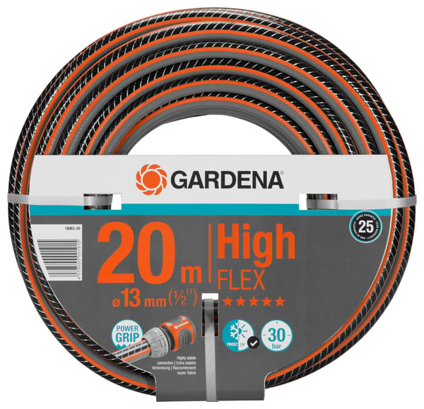 Gardena 18063-20 puutarhaletku 20 m Maanpinnan yläpuolella Harmaa, Oranssi