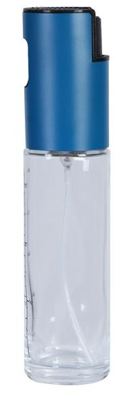 Miniatyrbillede 4 af 5: Muitomas OILSPRAY100MLBL olie/eddike beholder 0,1 L Flaske Glas, Plast Transparent, Blå