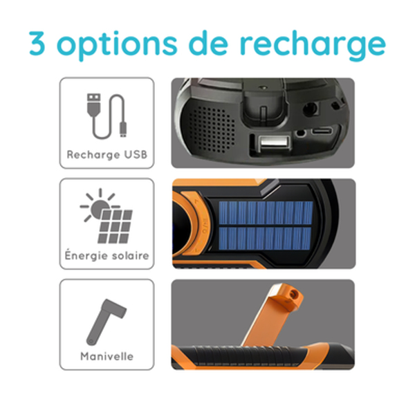Just in Case 8774125 powerbank 5000 mAh Sort, Orange