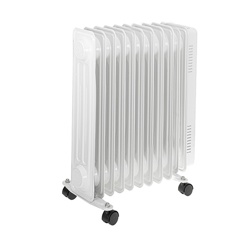Miniatyrbillede 7 af 7: Adler AD 7817 varmeapparat Indendørs Hvid 2500 W Olie elektrisk områdevarmer