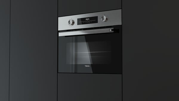 Teka HSC 6350 P SS 45 L 2515 W Sort, Rustfrit stål