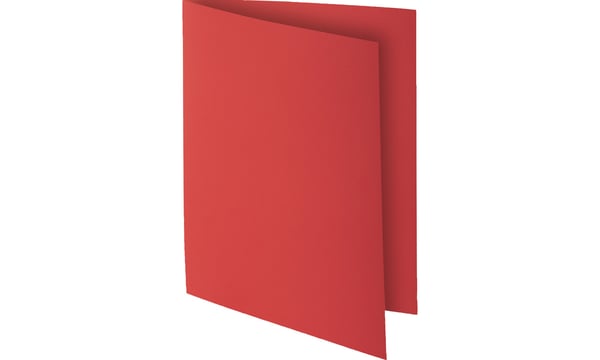 Exacompta 807012E mappar Kartong Röd A4