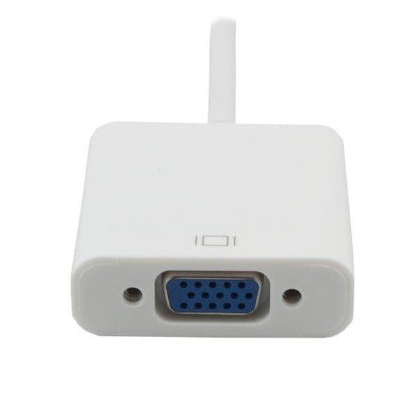MCL CG-294C videokaapeli-adapteri 0,2 m VGA (D-Sub) DisplayPort Valkoinen