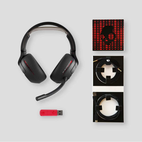 Skullcandy Crusher PLYR 720 Kuulokkeet Langallinen & langaton Pääpanta Pelaaminen Bluetooth Musta