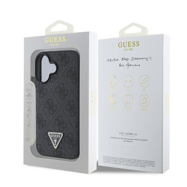 GUESS 3666339327361 mobiltelefon etui 16 cm (6.3") Cover Sort