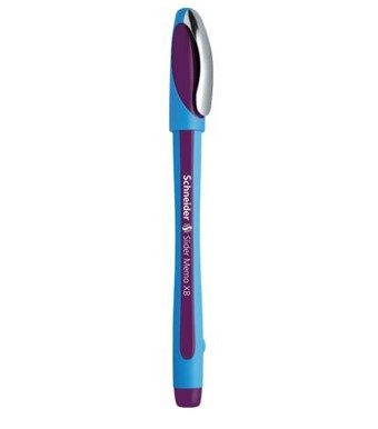 Schneider Schreibgeräte Slider Memo Violett Kulspetspenna, pinnformad Extra Bred 10 styck