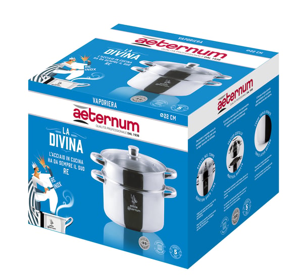 Miniatyrbillede 3 af 4: Aeternum AP000082 sovsegryde Rund Satin stål