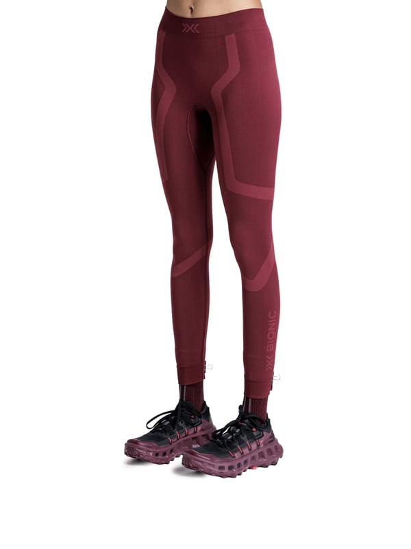 Miniatyrbillede 4 af 10: X-BIONIC X-Ential Long Tights WMN Hunstik Rød Polyamid, Elastin