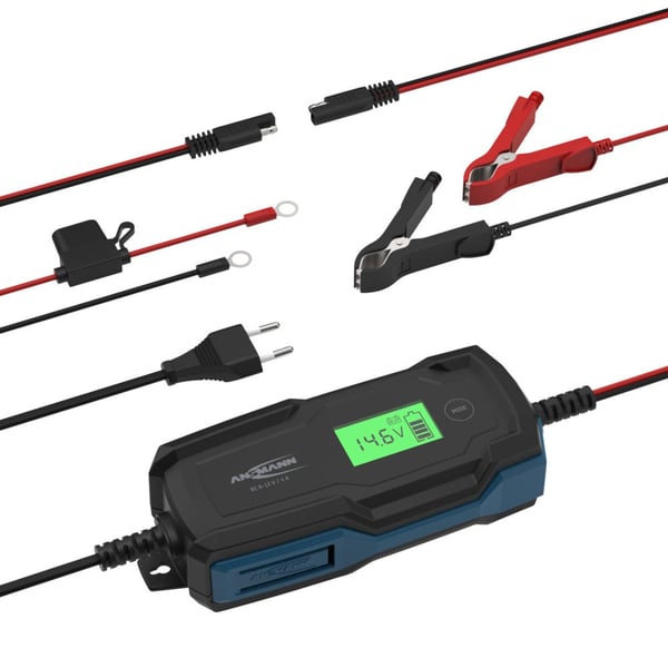Ansmann 1001-0144 batterioplader til køretøj 6 - 14 V Sort