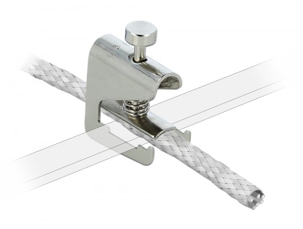 DeLOCK 66444 kabelholder Sølv
