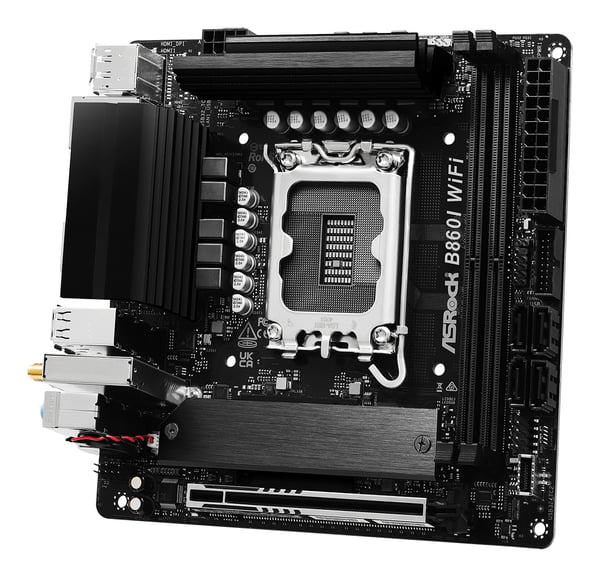 Pikkukuva 4 / 6: Asrock B860I WiFi Intel B860 LGA 1851 (Socket V1) Mini ITX