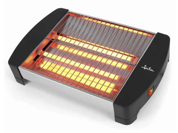 JATA TT1587 brødrister 400 W Sort, Rustfrit stål