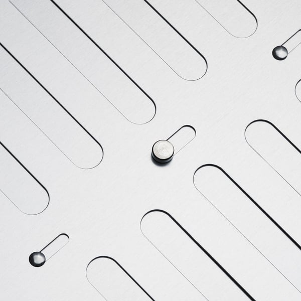 Miniatyrbillede 2 af 5: SOTECH 133178 ventilationsgitter Aluminium
