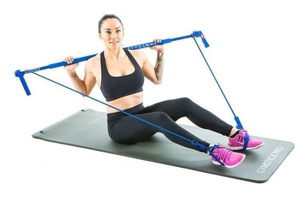 Gymstick 61042GB motionsmatta Träningsmatta för universell användning Svart