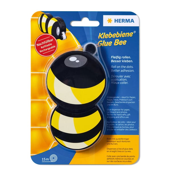 HERMA 1104 tejpdispensrar Svart, Gul