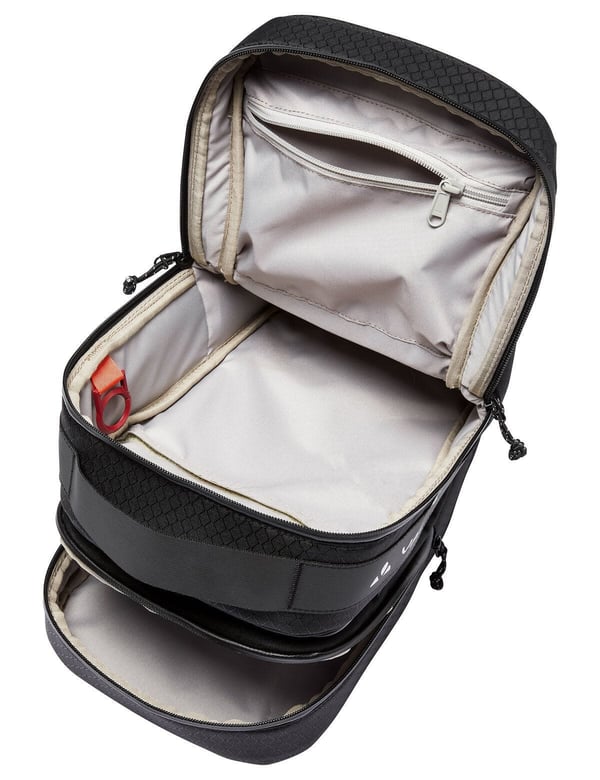 Miniatyrbild 5 av 10: VAUDE 451240100000 cykelväska och -korg Sadel Polyester, Polyuretan Svart