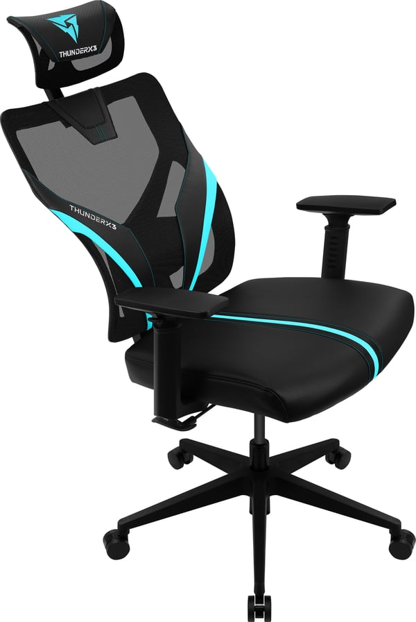 ThunderX3 YAMA1 Universal gamingstol Sort, Blå