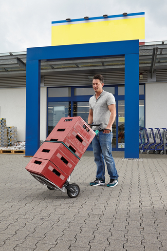 wolfcraft GmbH TS 1500 Aluminium, Plast Säckkärra