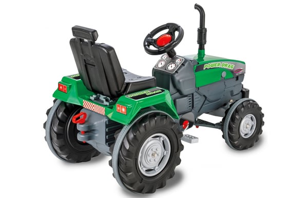 Jamara Pedal Tractor Power Drag Åkleksak, traktor