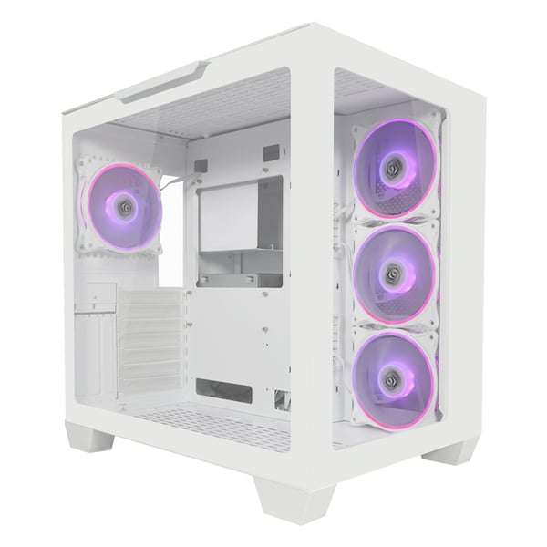 Miniatyrbillede 7 af 12: LC-Power Gaming 807W Midi Tower Hvid
