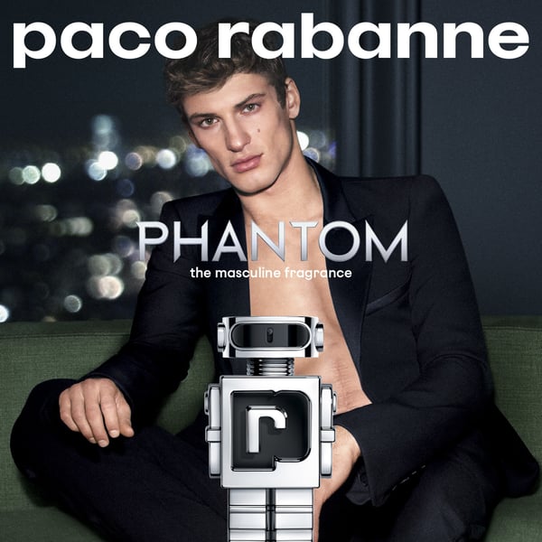 Rabanne Phantom 150 ml Badesæbe Mænd Krop Lavendel, Citron, Vanilie, Vetiver