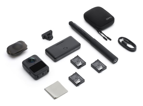 DJI Osmo 360 kamera til actionsport 120 MP 8K Ultra HD CMOS 25,4 / 1,1 mm (1 / 1.1") Wi-Fi 183 g