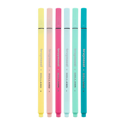 Miniatyrbillede 1 af 3: Bruynzeel 60241306 fineliner Fin Flerfarvet 6 stk