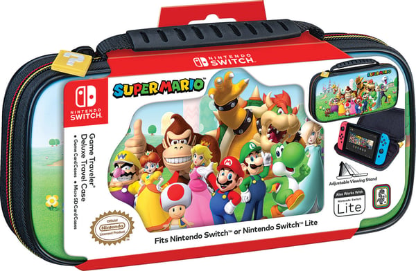 Miniatyrbild 1 av 2: Bigben Interactive Switch Travel Case Super Mario & Friends NNS53A Hårt fodral Nintendo Multifärg