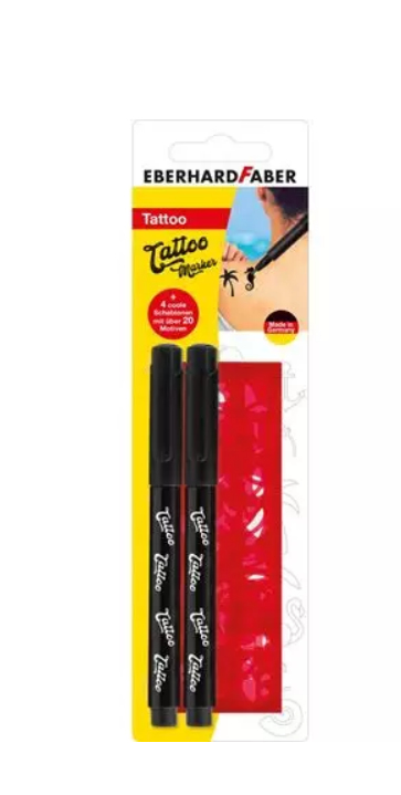 Eberhard Faber 559597 midlertidig tatovering kits