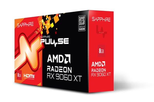 Pikkukuva 2 / 9: Sapphire PULSE AMD Radeon RX 9060 XT 8GB GPU GDDR6