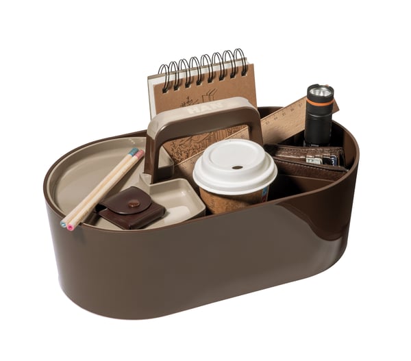 HAN Toolbox LOFT 1200-42 Akrylnitrilbutadienstyren (ABS), Plast Brun