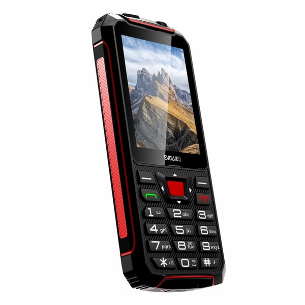Evolveo StrongPhone SPW4RD mobiltelefoner 7,11 cm (2.8") 170 g Svart, Röd