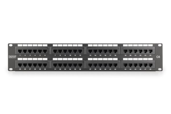 Miniatyrbild 5 av 6: DIGITUS CAT 6, Klass E Patchpanel