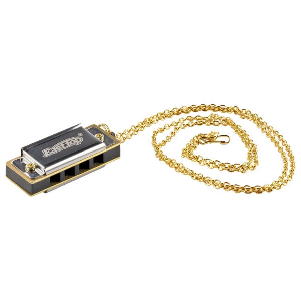 Miniatyrbillede 1 af 2: Goki Mini mouth organ with chain
