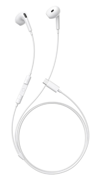 Baseus Encok CZ19 Kuulokkeet Langallinen In-ear Puhelut/Musiikki USB Type-C Valkoinen