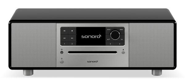 Miniatyrbillede 1 af 5: Sonoro PRESTIGE Home audio mini system Grafit, Sølv